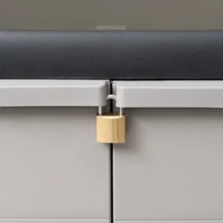 VidaXL Tuinkast Met 1 Schap Zwart En Grijs 7 VidaXL Tuinkast Met 1 Schap Zwart En Grijs -Exporteren Tuin Verge Winkel 00f90e9a7ec441d48ce3250093fe4966