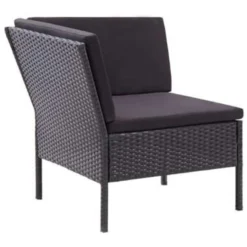 VidaXL 6-delige Loungeset Met Kussens Poly Rattan Zwart 6 VidaXL 6-delige Loungeset Met Kussens Poly Rattan Zwart -Exporteren Tuin Verge Winkel 0b74ec01c4b64285990f4cfa229193e3