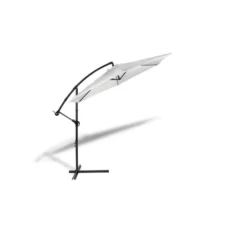 909 Outdoor Hangende Parasol Met Stalenframe In Wit -Exporteren Tuin Verge Winkel 1000000987 0102