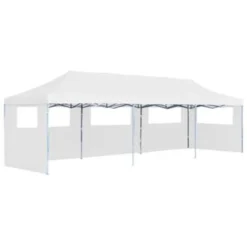 VidaXL Partytent Pop-up Met 5 Zijwanden 3x9 M Wit