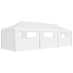 VidaXL Partytent Pop-up Met 8 Zijwanden 3x9 M Wit