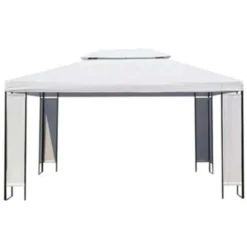 VidaXL Prieel 3x4 M Wit