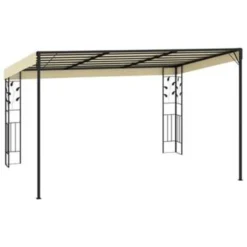 VidaXL Wandprieel 4x3x2,5 M Crème -Exporteren Tuin Verge Winkel 1000001254 0102