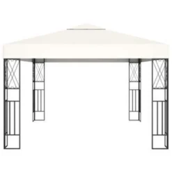 VidaXL Prieel 3x4 M Stof Crème -Exporteren Tuin Verge Winkel 1000001370 0102