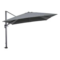 Garden Impressions Zweefparasol 300x300 D. Grijs Met Voet En Hoes -Exporteren Tuin Verge Winkel 1000003894 0103