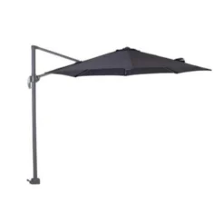 Garden Impressions Zweefparasol S Ø300 D. Grey/zwart Met Voet En Hoes -Exporteren Tuin Verge Winkel 1000003900 0103