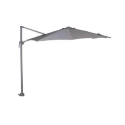 Garden Impressions Parasol S Ø300 D. Grijs/l. Grijs Met Voet En Hoes -Exporteren Tuin Verge Winkel 1000003907 0103