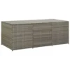 VidaXL Tuinbox 180x90x75 Cm Poly Rattan Grijs