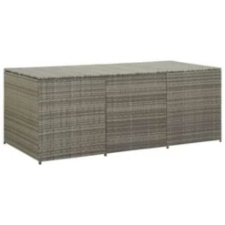 VidaXL Tuinbox 180x90x75 Cm Poly Rattan Grijs