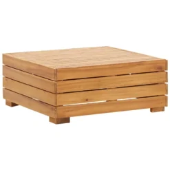 VidaXL Voetensteun 1 St Met Kussen Sectioneel Massief Acaciahout -Exporteren Tuin Verge Winkel 1000005890 0103