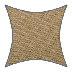 Coolaroo Schaduwdoek Vierkant 5,4x5,4m Zand