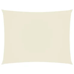 VidaXL Zonnescherm Rechthoekig 4x6 M Oxford Stof Crèmekleurig