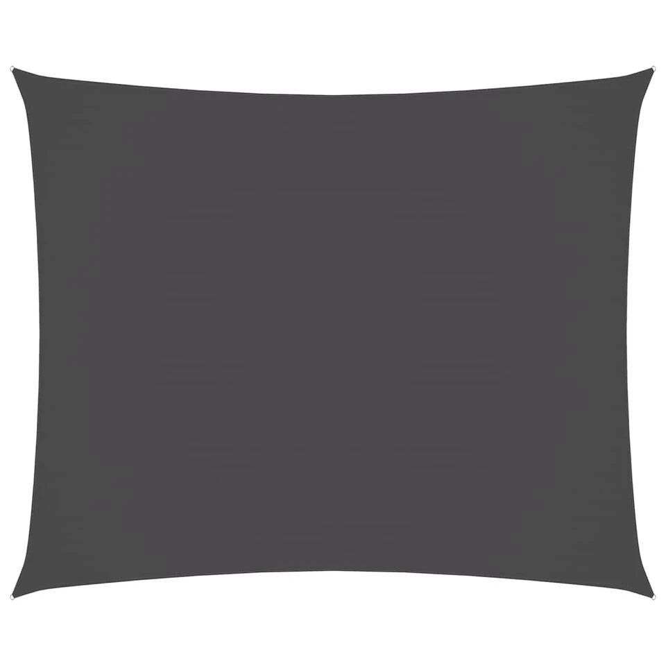 VidaXL Zonnescherm Rechthoekig 4x6 M Oxford Stof Antracietkleurig 1 VidaXL Zonnescherm Rechthoekig 4x6 M Oxford Stof Antracietkleurig