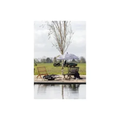 WOOOD Tuinvoetenbank Ruit Lois - Hout - Donkerbruin - 34x45x44 -Exporteren Tuin Verge Winkel 1000013724 0103