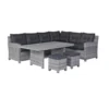 Garden Impressions Alaska Lounge Dining Set Rechts - Grijs
