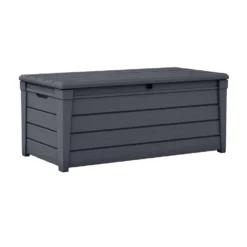 Keter Brightwood Opbergbox - 455L - 145x69,7x60,3 Cm - Grafiet