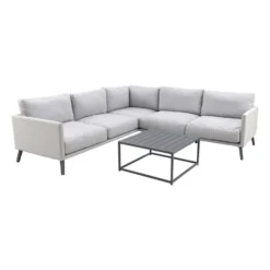VDG New York Sunbrella Loungeset Grijs - Antraciet