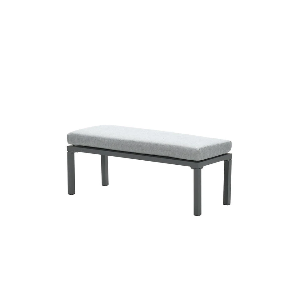 Garden Impressions Brendon Sportbank 120x45 Cm - Licht Grijs 1 Garden Impressions Brendon Sportbank 120x45 Cm - Licht Grijs