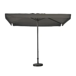 Madison - Parasol Profi-line 350x350cm - Vierkant - Volant - Grijs