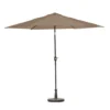 Madison - Parasol Tenerife Round Taupe - 300cm - Bruin