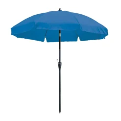 Madison - Parasol Lanzarote Round Aqua - 250cm - Blauw