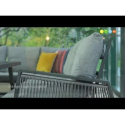 Garden Impressions Brendon L/D Set 5-delig Links - Licht Grijs 6 Garden Impressions Brendon L/D Set 5-delig Links - Licht Grijs -Exporteren Tuin Verge Winkel 1000041216 0103