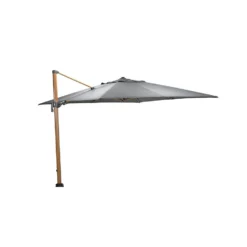 Garden Impressions Hawaii Big Pole Parasol Teak Look - D. Grijs