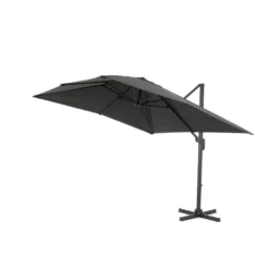ACAZA Kantelbare Zweefparasol 300x300 Cm - Donker Grijs 6 ACAZA Kantelbare Zweefparasol 300x300 Cm - Donker Grijs -Exporteren Tuin Verge Winkel 1000047017 0102