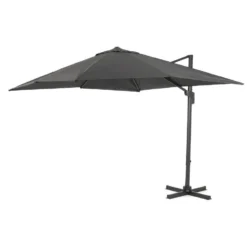 ACAZA Kantelbare Zweefparasol 300x300 Cm - Donker Grijs 7 ACAZA Kantelbare Zweefparasol 300x300 Cm - Donker Grijs -Exporteren Tuin Verge Winkel 1000047017 0103