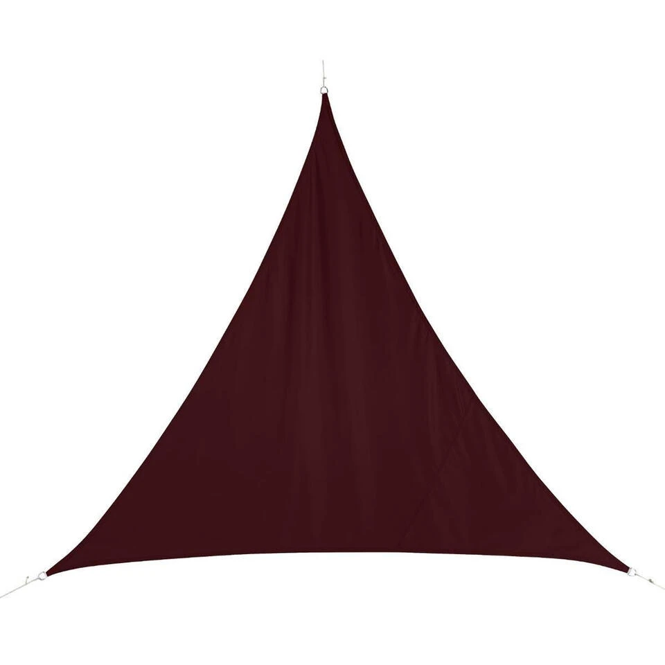 Hesperide Schaduwdoek Curacao - Driehoek - Bordeaux Rood - 3 X 3 M 1 Hesperide Schaduwdoek Curacao - Driehoek - Bordeaux Rood - 3 X 3 M