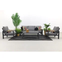 VDG Hammelton Stoel-bank Loungeset - 4-delig -Exporteren Tuin Verge Winkel 1000053036 0103