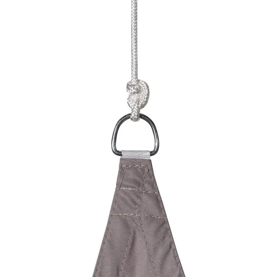 Hesperide - Driehoekig Schaduwdoek - Kunststof - Taupe 3 Hesperide - Driehoekig Schaduwdoek - Kunststof - Taupe - Afbeelding 3