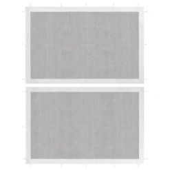 VidaXL Tentwanden 2 St Gaas Wit En Zwart