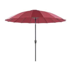 Beliani Marktscherm BAIA - Rood Polyester