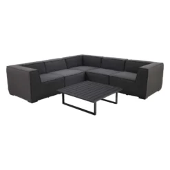 VDG Liberty/Cuba Sunbrella Loungeset - Sooty - 6-delig