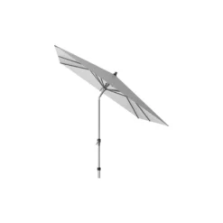Platinum Riva Stokparasol 2.5x2.5 - Light Grey Met Voet En Hoes -Exporteren Tuin Verge Winkel 1000073234 0102