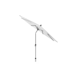 Platinum Riva Stokparasol 3 M. Rond - White Met Voet En Hoes -Exporteren Tuin Verge Winkel 1000073259 0102