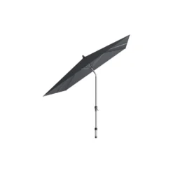Platinum Riva Stokparasol 2.5x2.5 - Antraciet Met Voet En Hoes -Exporteren Tuin Verge Winkel 1000073267 0102