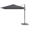 Platinum Voyager Vierkante Zweefparasol T2 2,7x2,7 M. - Faded Black