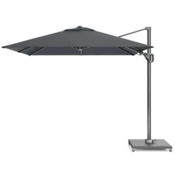 Platinum Voyager Vierkante Zweefparasol T2 2,7x2,7 M. - Faded Black