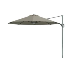 Platinum Voyager Ronde Zweefparasol T1 3 M. - Taupe Met Voet En Hoes -Exporteren Tuin Verge Winkel 1000073278 0102