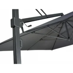 Platinum Icon T1 parasol 4x3 Meter Faded Black -Exporteren Tuin Verge Winkel 1000073282 0102