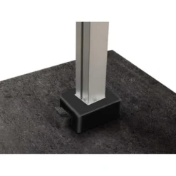 Platinum Icon T1 parasol 4x3 Meter Faded Black -Exporteren Tuin Verge Winkel 1000073282 0103