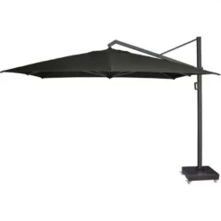 Platinum Icon T1 parasol 4x3 Meter Faded Black