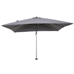 Garden Impressions Hawaii Zweefparasol 3x3 M. Donker Grijs + Led -Exporteren Tuin Verge Winkel 1000073302 0102