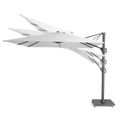 Platinum Challenger Zweefparasol T1 Premium 4x3 M. - Havana Taupe -Exporteren Tuin Verge Winkel 1000073319 0102