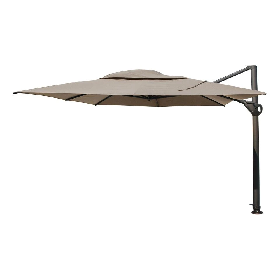 4 Seasons Hacienda Zweefparasol 300x400 Cm. - Taupe 1 4 Seasons Hacienda Zweefparasol 300x400 Cm. - Taupe