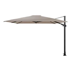4 Seasons Zweefparasol Siesta Premium 300 X 300 Cm - Taupe