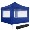 Tectake - Partytent 3x3 M. Opvouwbaar -4 Wanden- Blauw