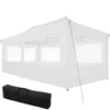 Tectake - Partytent 3x6 M. Opvouwbaar- 4 Wanden- Wit
